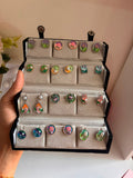 12 Pairs Floral Fashion Earrings Accessorinetic