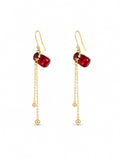 Ruby Cascade Earrings