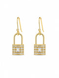 Crystal Lock Earrings