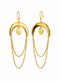 Celestial Chain Drop Earrings
