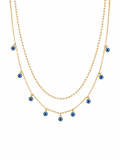 Evil Eye Layered Necklace