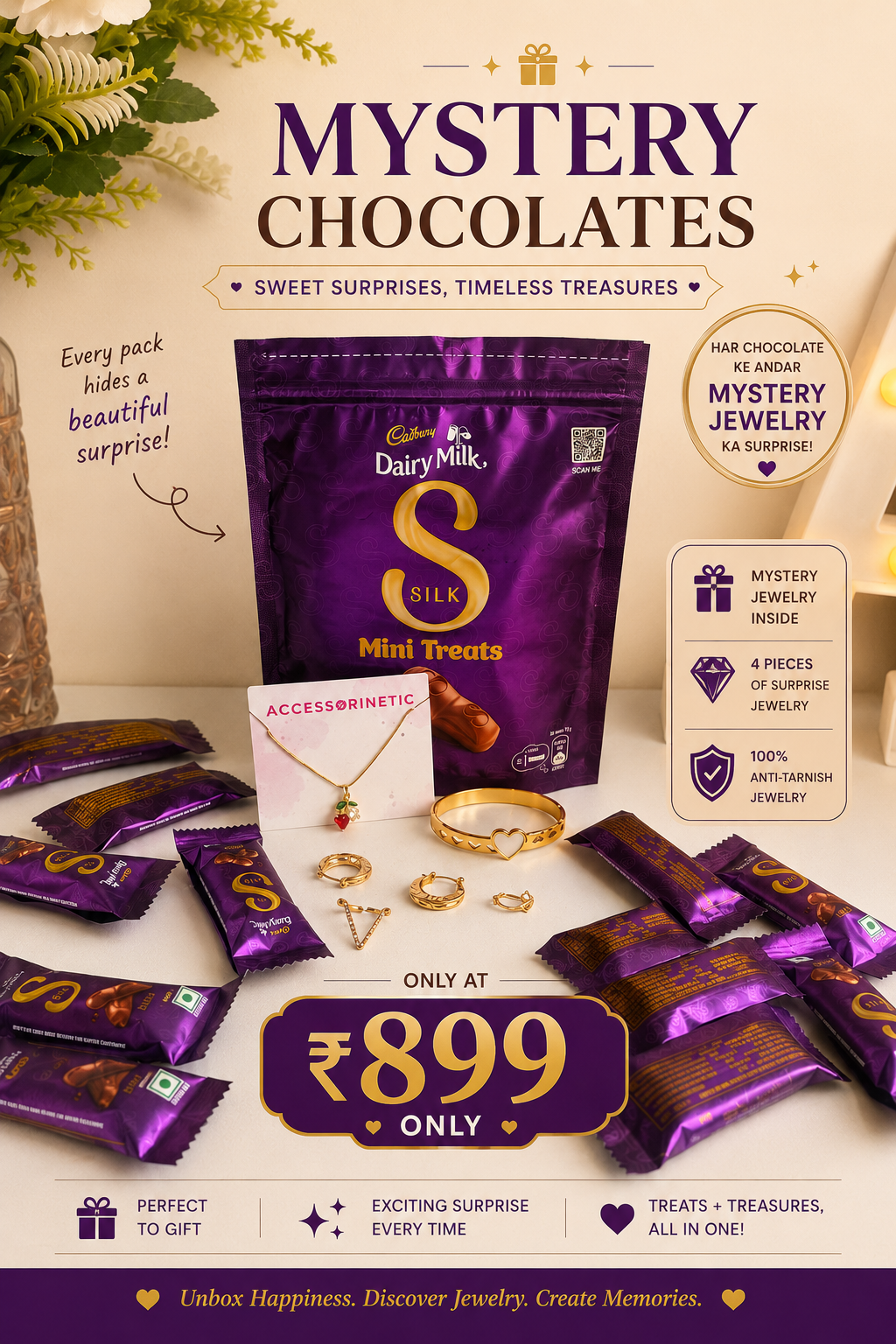 Mystery Jewellery with Chocolate