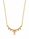Dainty Crystal Drop Necklace