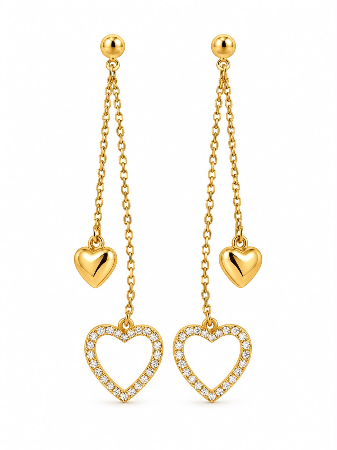 Heart Chain Drops