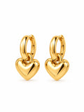 Heart Drop Hoops