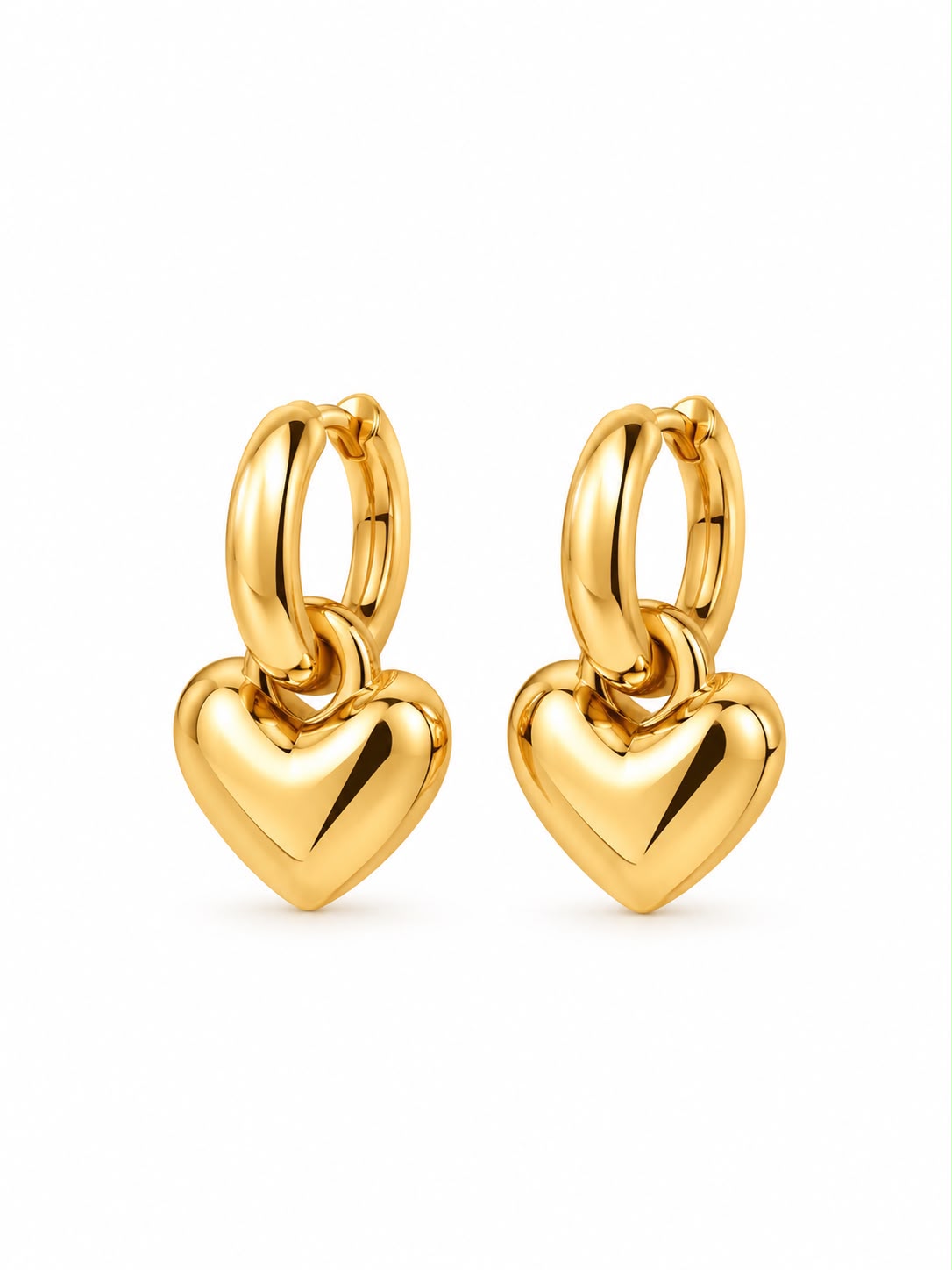 Heart Drop Hoops