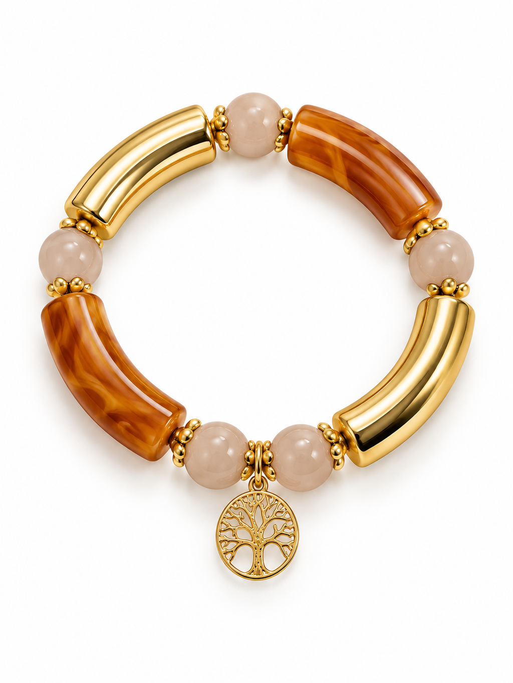 Amber resin bangle