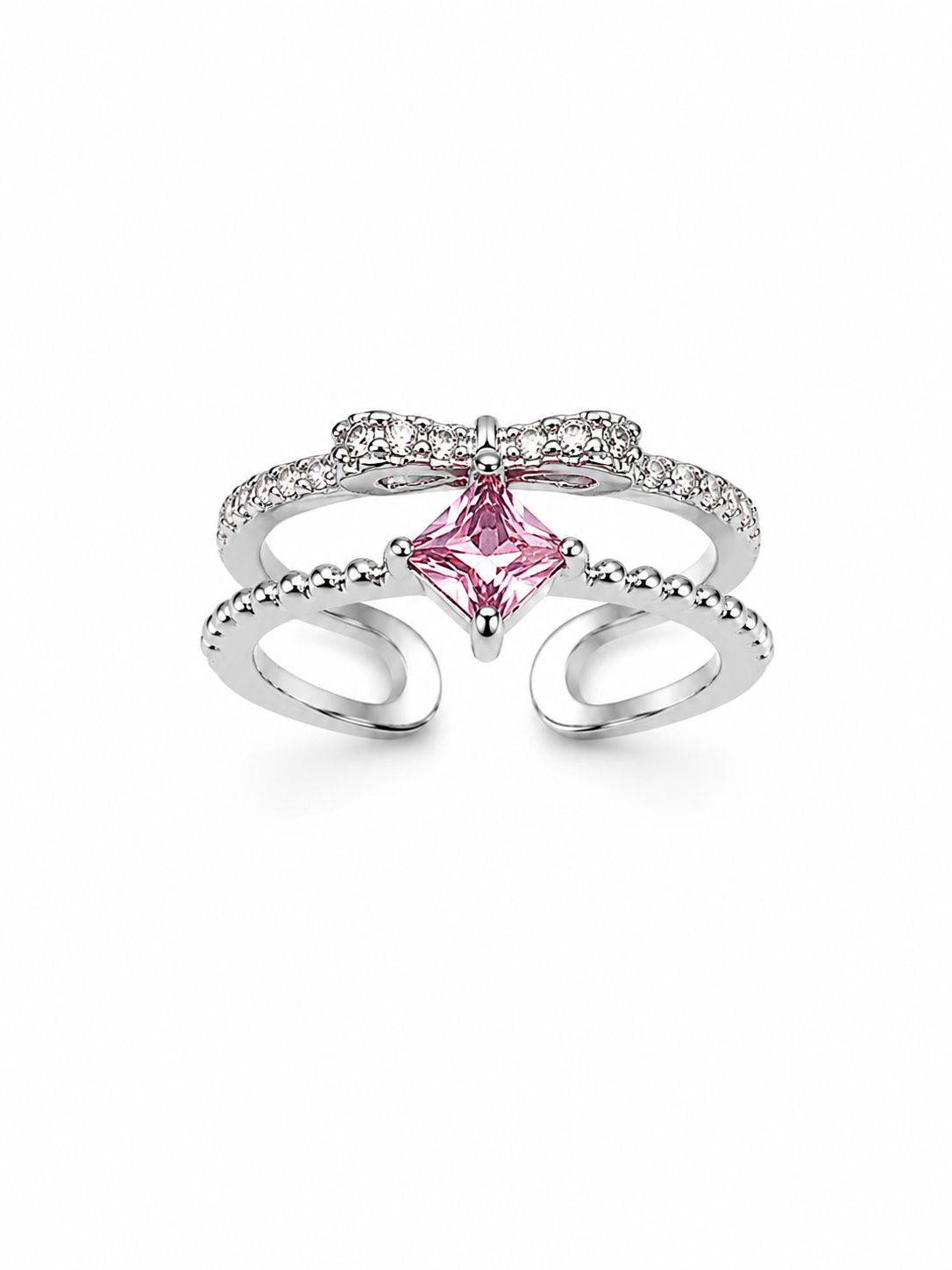 Pink Crown  Ring