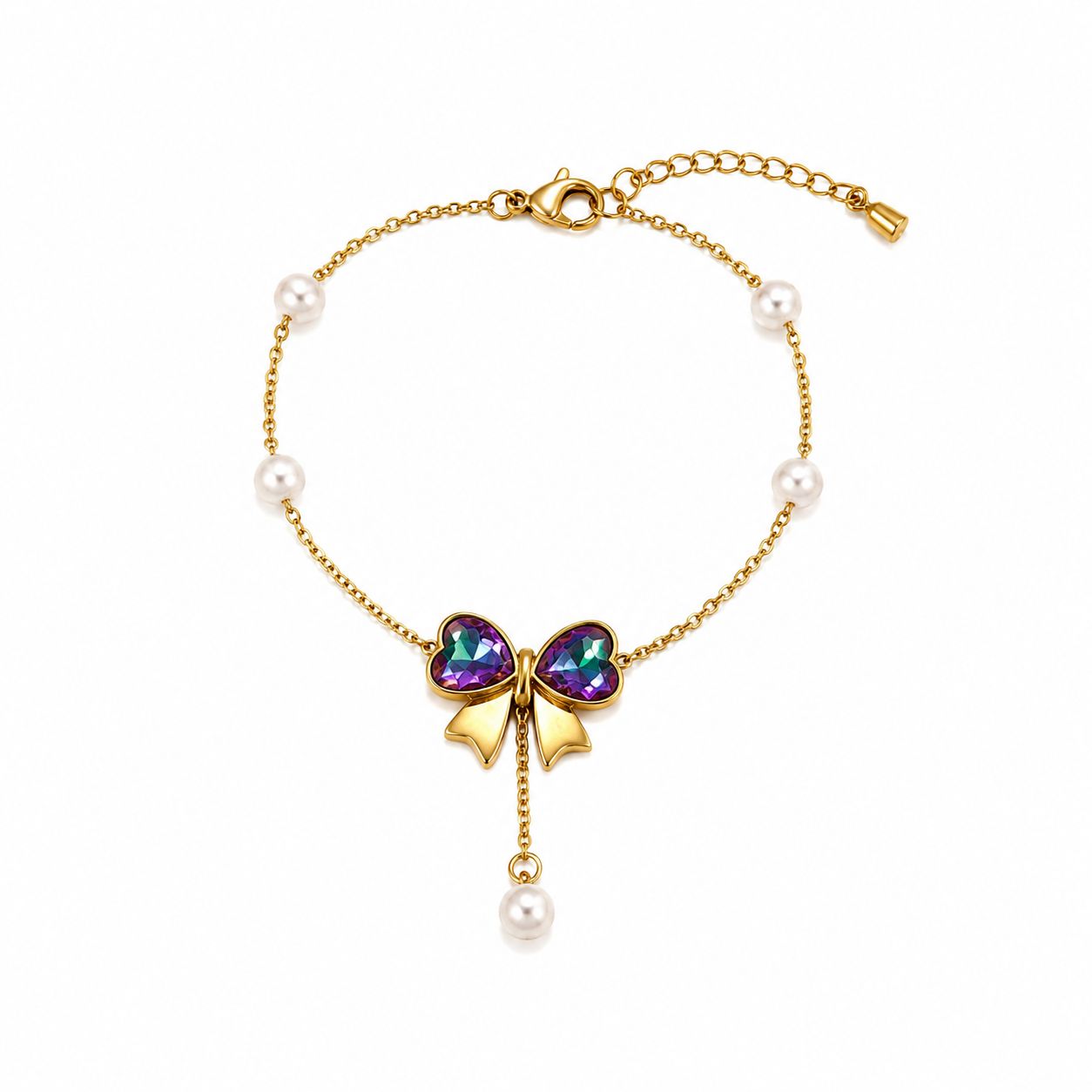 Pearl Bow Bracelet
