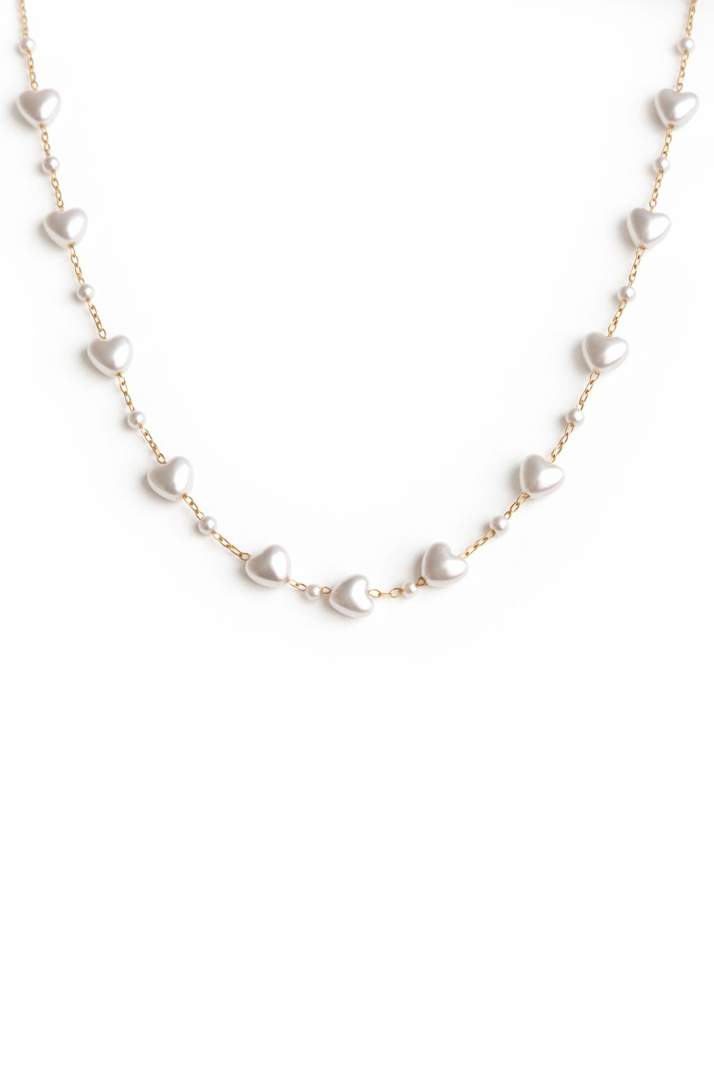 Pearl Heart Whisper Necklace
