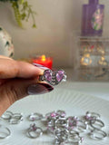 Pink Heart Duo Ring
