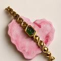 Golden Emerald Luxe Watch Accessorinetic