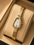 Luna Luxe Oval Watch – Gold Accessorinetic