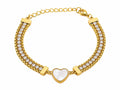 Pearl Heart Luxe Bracelet