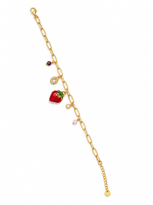 Berry Bliss Charm Bracelet Accessorinetic