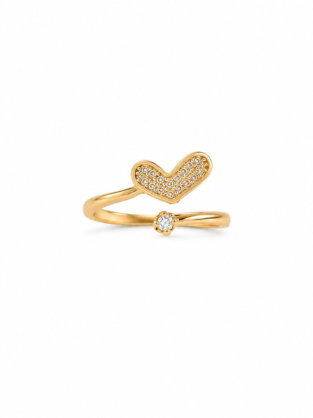 Golden V Love Ring Accessorinetic