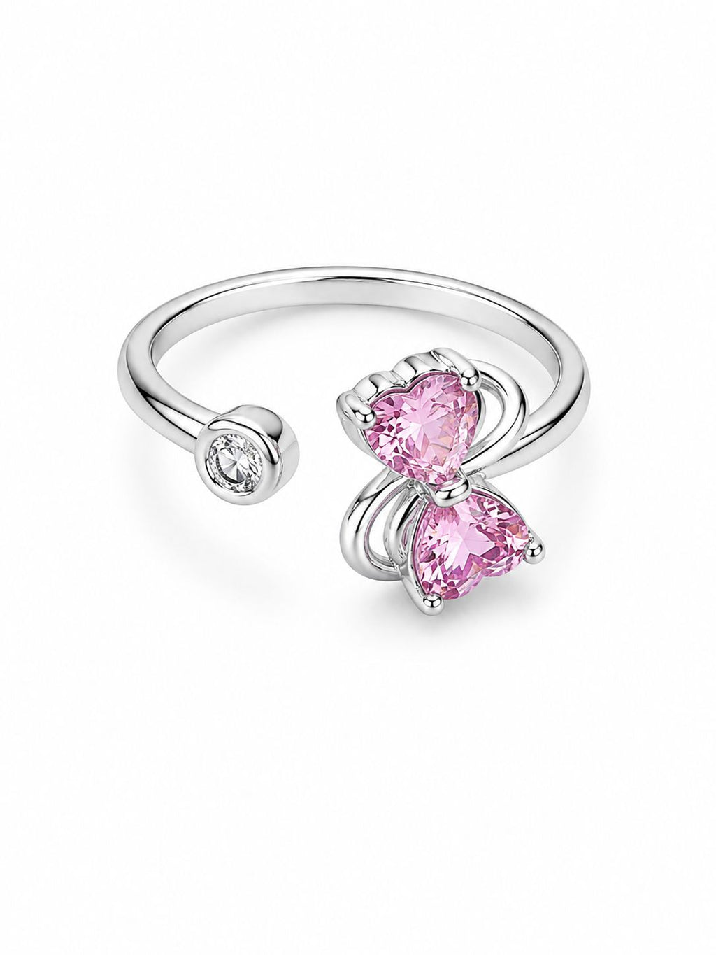Pink Flutter Adjustable Ring