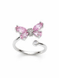 Blush Butterfly Adjustable Ring