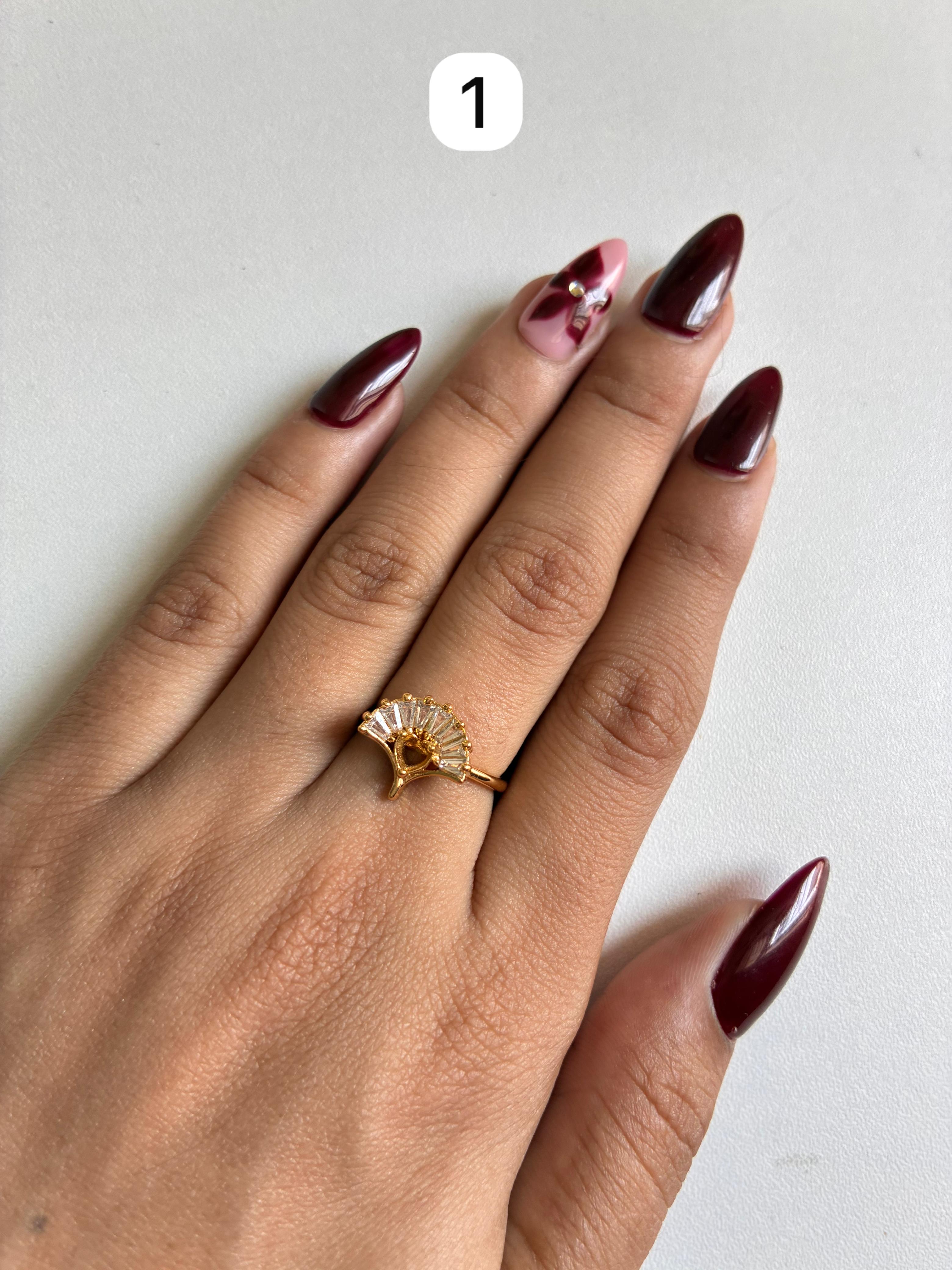 Golden Aurora Princess Ring