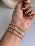 Golden Stretchable Bracelet (Single Piece)