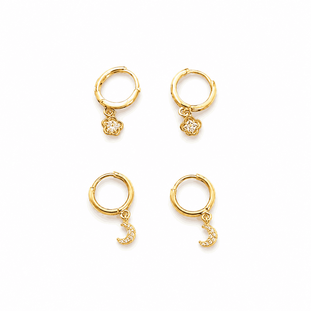 Moonlit Clover Connect Earrings 🌙✨ Accessorinetic