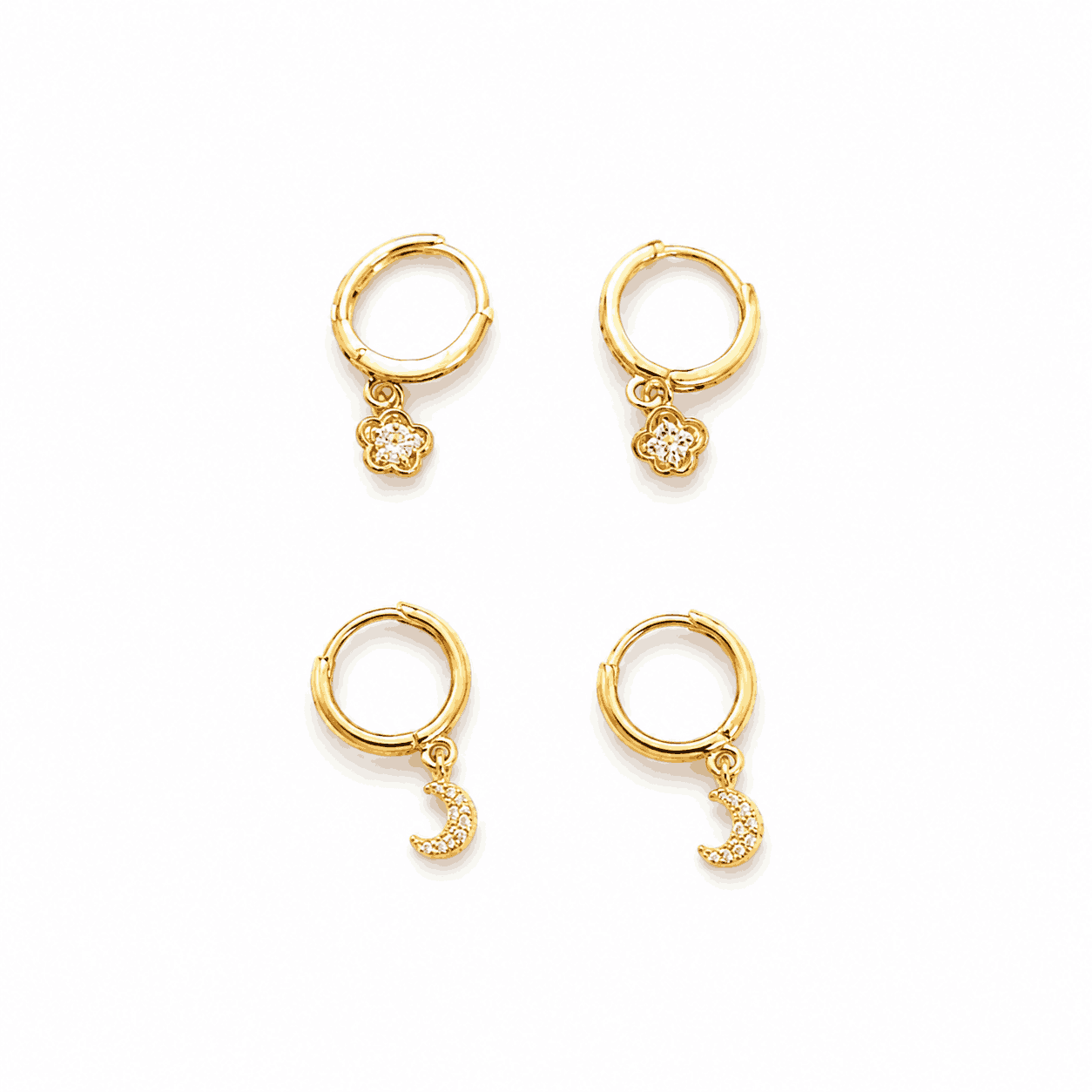 Moonlit Clover Connect Earrings 🌙✨ Accessorinetic