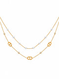 Pearl Luxe Double Layer Necklace