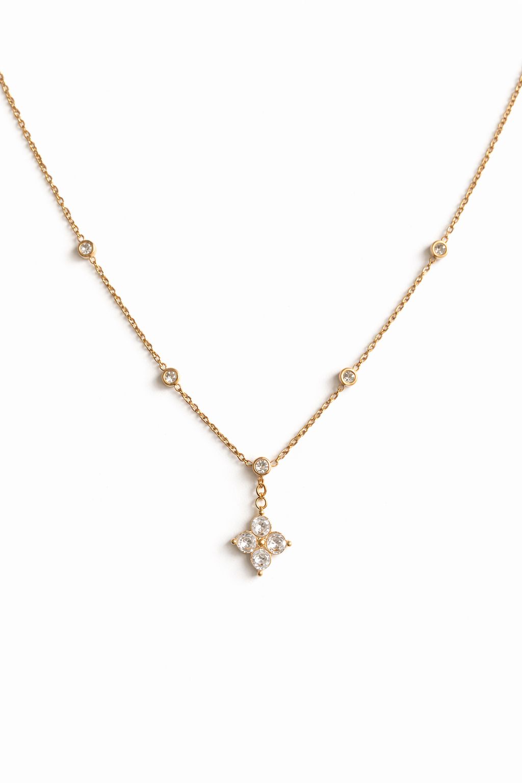 Celeste Clover Necklace