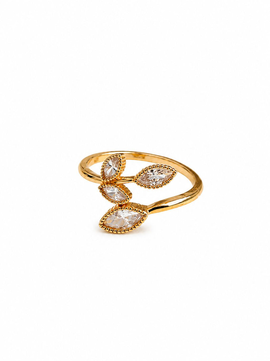 Golden Leaf Ring