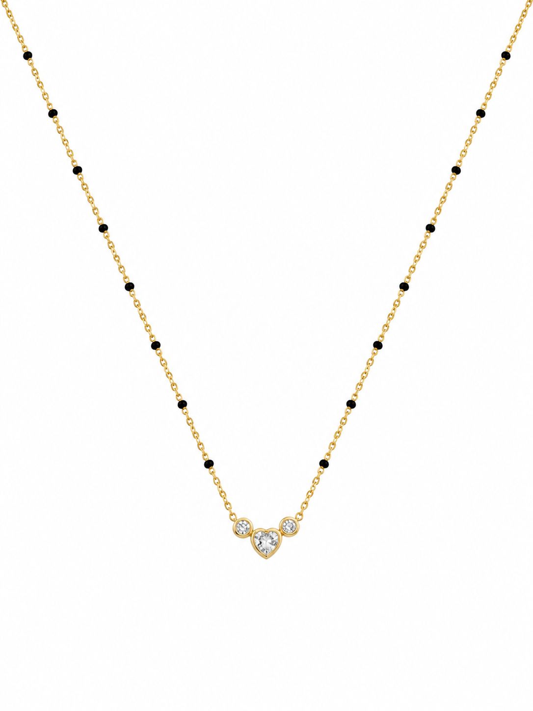 Heart Solitaire Mangalsutra