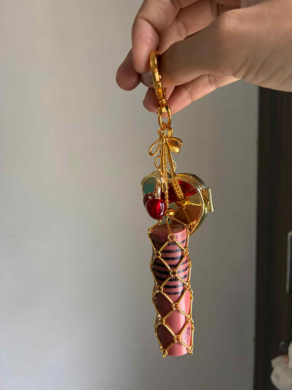 Lipstick holder charm/ Key Chain
