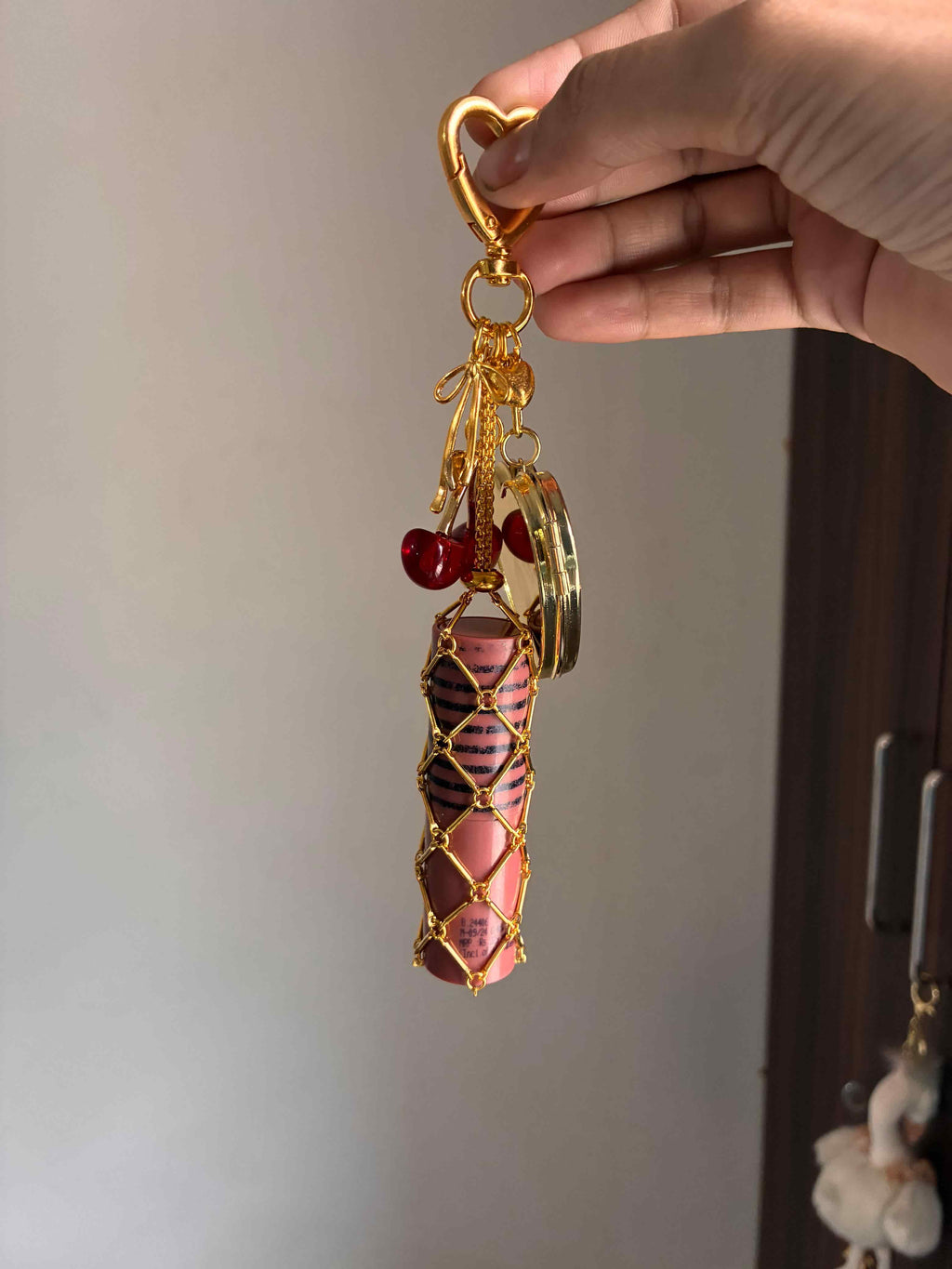 Lipstick holder charm/ Key Chain