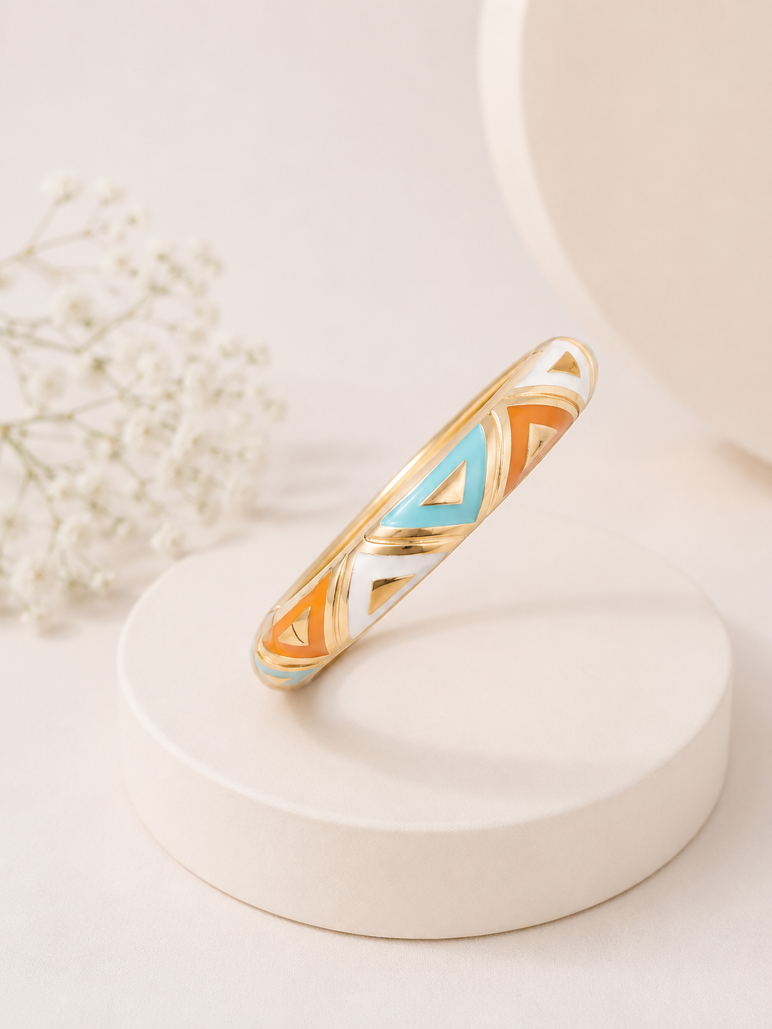 Prism Enamel Bangles