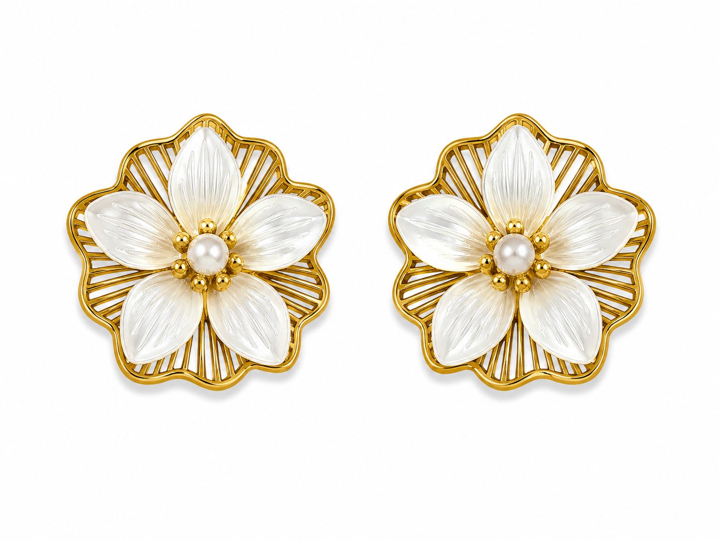 Pearl Bloom Studs
