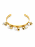 Elegant Pearl Charm Gold Bracelet Accessorinetic