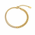 Dual Chain Tennis Bracelet