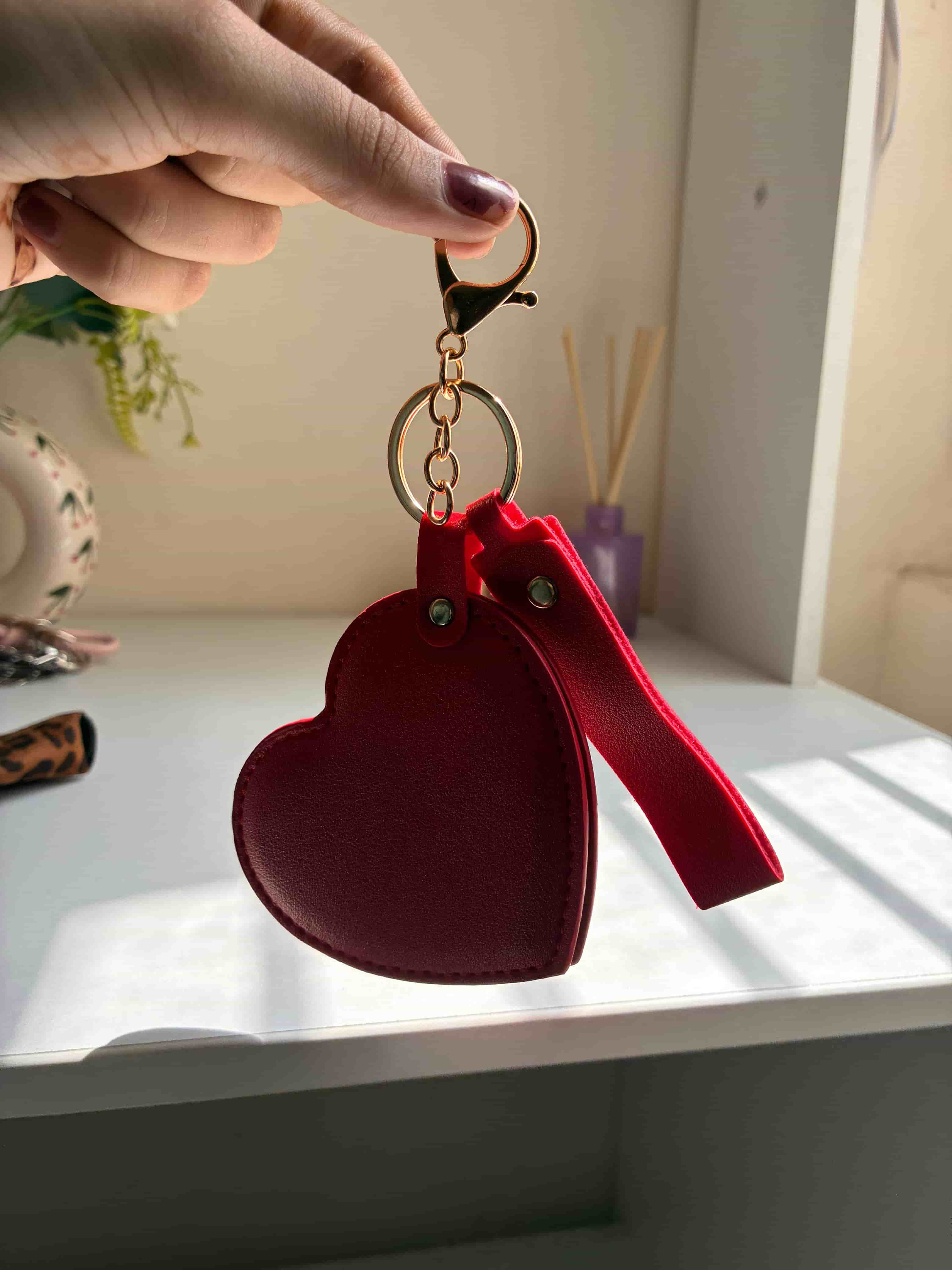 Heart Mirror Charm Keychain/ Bag charm