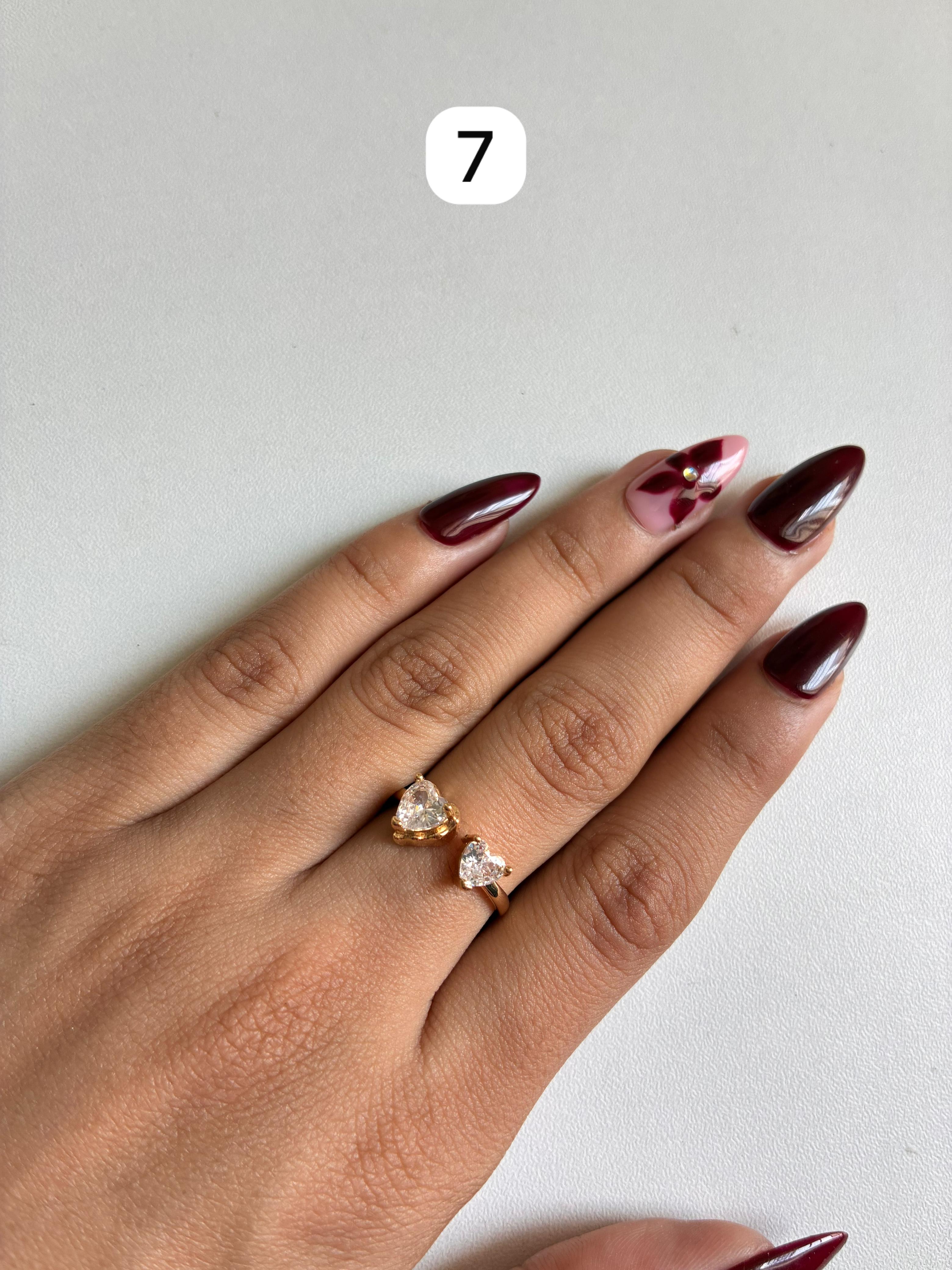 Princess Heart Duo Ring