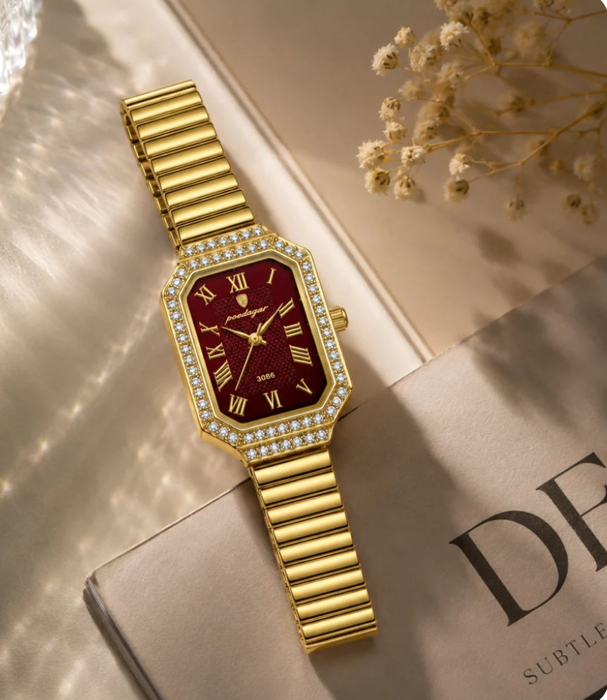 Royal Crystal Dial Watch – Gold Accessorinetic