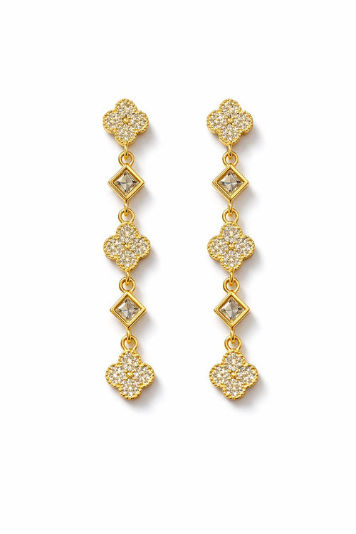 Celeste Clover Drop Earrings Accessorinetic