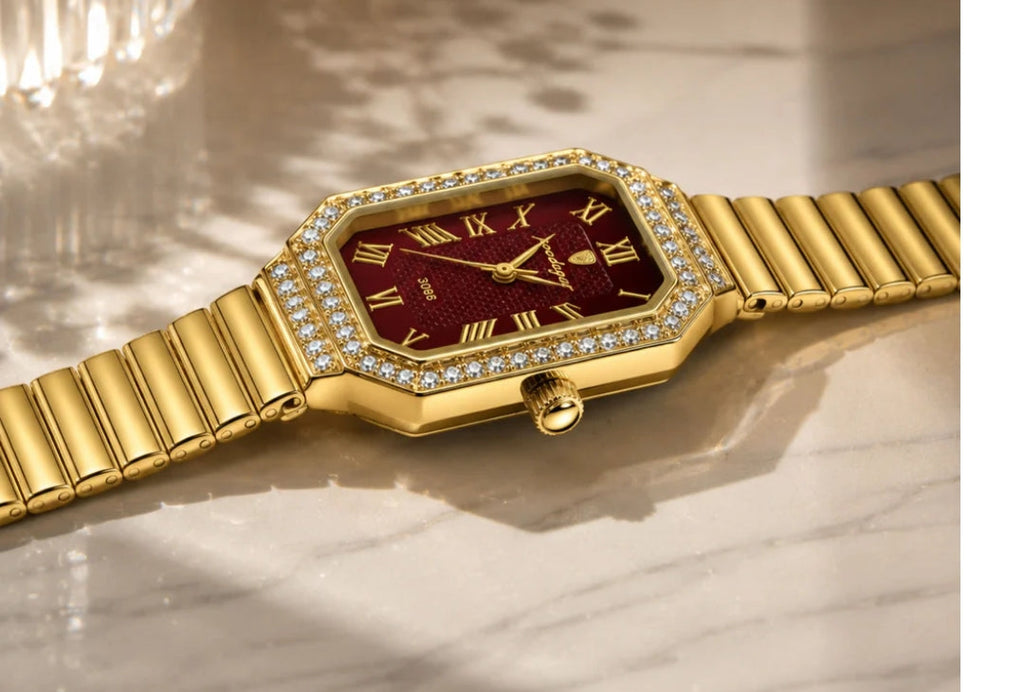 Royal Crystal Dial Watch – Gold Accessorinetic