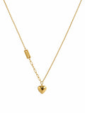 Heart Link Pendant Necklace