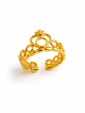Royal Heart Crown Ring
