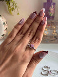 Pink Heart Sparkle Ring