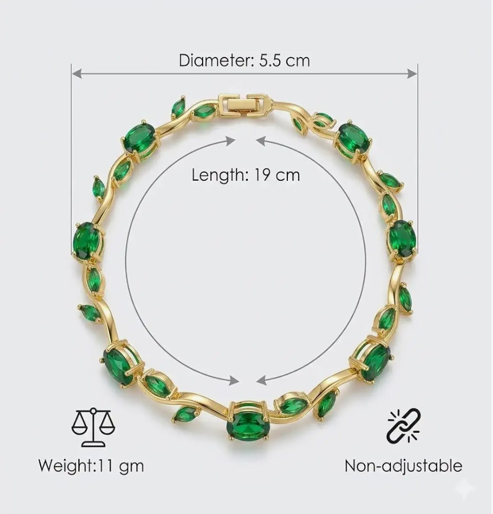 Green Tulip Bracelet Accessorinetic