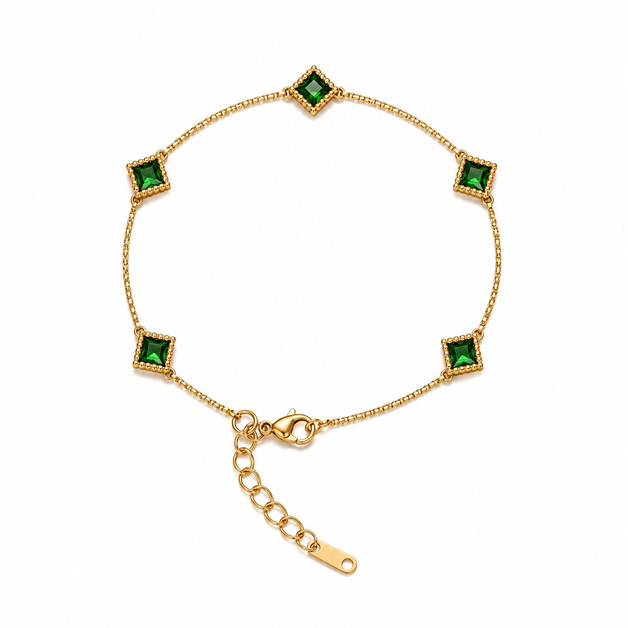 Emerald Station Bracelet