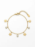 daisy charm bracelet Accessorinetic