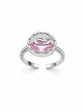 Pink Fish Adjustable Ring