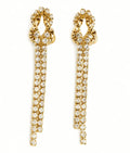 Celeste Crystal Tassel Earrings Accessorinetic