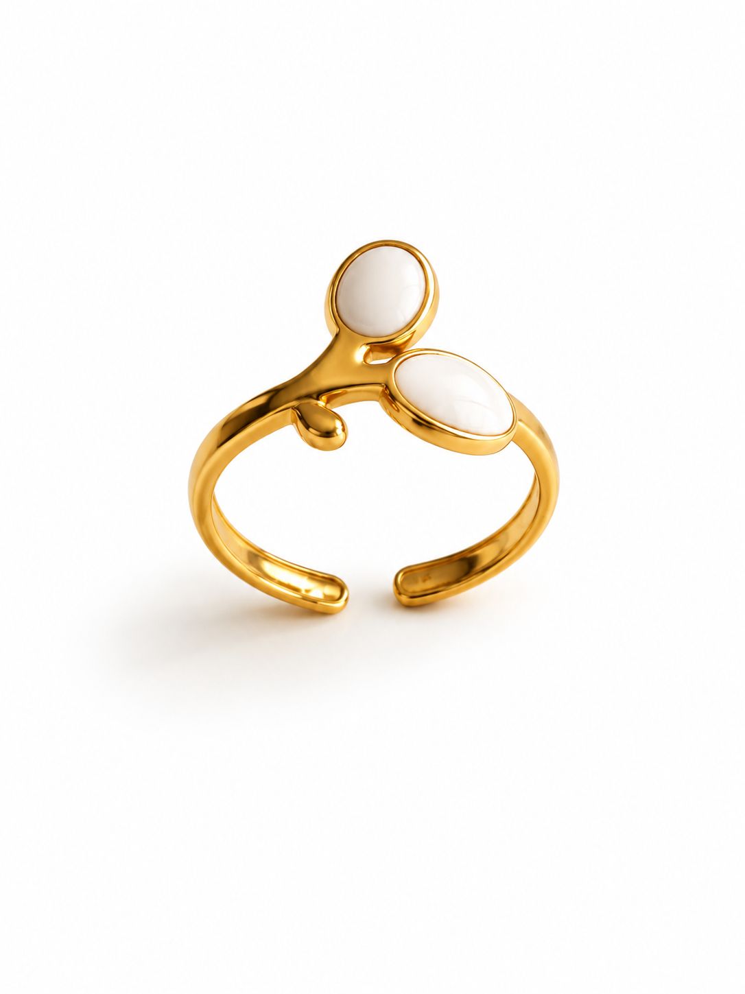 Pearl Glow Adjustable Ring Accessorinetic